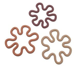 NEW! DARLING SOCIETY Set of 3 Silicone Trivets